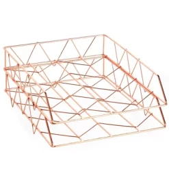 Paper Junkie 2 Pack Metal Rose Gold Desk Organizer, Paper, Letter, File And Document Holder, 10 X 12 In 13 Paper Junkie 2 Pack Metal Rose Gold Desk Organizer, Paper, Letter, File And Document Holder, 10 X 12 In -Fashion Home Decor Store GUEST 004ea19c 78b1 4e05 a1de 64cc9dda84f9