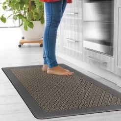 World Rug Gallery Geometric Textline Anti-Fatigue Standing Mat -Fashion Home Decor Store GUEST 00cc2a77 8f64 4c1d a409 880f1081fa41