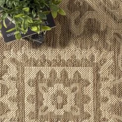 NuLOOM Lane Elegant Medallion Indoor And Outdoor Area Rug -Fashion Home Decor Store GUEST 01090023 9296 48a9 a50c 4e5ee7b930bf