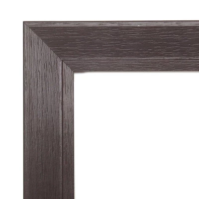 40" X 28" Non-Beveled Romano Espresso Narrow Wood Wall Mirror - Amanti Art 4 40" X 28" Non-Beveled Romano Espresso Narrow Wood Wall Mirror - Amanti Art - Image 2