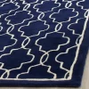 2'3"x9' Runner Jennie Quatrefoil Design Tufted Accent Rug Dark Blue/Ivory - Safavieh -Fashion Home Decor Store GUEST 067fe6bf 136d 4d63 b460 90c08f6af792