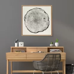 30" X 30" Sylvie Tree Rings Framed Wall Canvas By Emiko And Mark Franzen Natural - Kate & Laurel All Things Decor -Fashion Home Decor Store GUEST 07842e64 3f39 456f 8e89 25b069cd2d0f