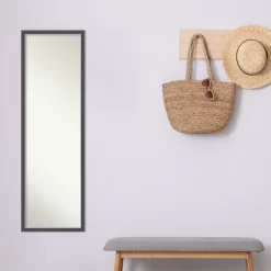 Eva Thin Framed Full Length On The Door Mirror Black/Silver - Amanti Art 13 Eva Thin Framed Full Length On The Door Mirror Black/Silver - Amanti Art -Fashion Home Decor Store GUEST 07fcc926 c1a1 43cc a510 c71ac7e3b28b