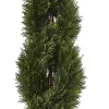 Double Pond Cypress 4'H Spiral Topiary UV Resistant With 1036 Leaves (Indoor/Outdoor) - Nearly Natural -Fashion Home Decor Store GUEST 08b15fc3 4833 4297 8b87 96472b28b5bc