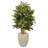 Nearly Natural 3.5-ft Croton Artificial Plant In Sand Colored Planter -Fashion Home Decor Store GUEST 091e14dc d980 4a33 96e2 c1e68f3395c9