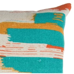 20"x20" Oversize Boho Ikat Square Throw Pillow - Rizzy Home -Fashion Home Decor Store GUEST 09670969 a975 4571 b2b1 7cb09d117814