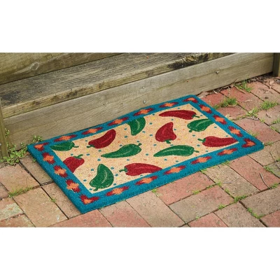 Park Designs Taos Chili Pepper Doormat 1'6''x2'6'' 3 Park Designs Taos Chili Pepper Doormat 1'6''x2'6''