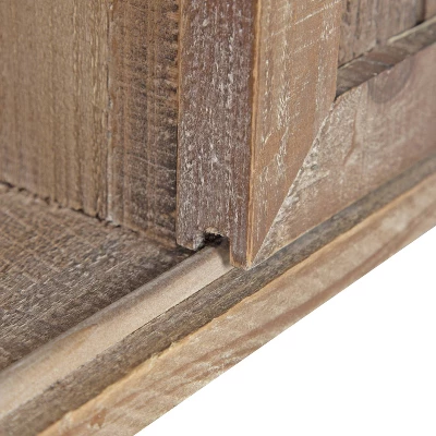 18" X 8" X 20" Decorative Farmhouse Cabinet - Kate & Laurel All Things Decor 5 18" X 8" X 20" Decorative Farmhouse Cabinet - Kate & Laurel All Things Decor - Image 3