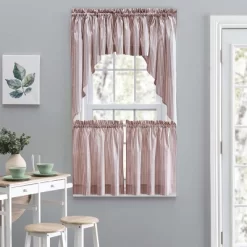 Ellis Curtain Plaza Classic Ticking Stripe Printed On Natural Ground 1.5" Rod Pocket Tailored Tiers Brick 9 Ellis Curtain Plaza Classic Ticking Stripe Printed On Natural Ground 1.5" Rod Pocket Tailored Tiers Brick -Fashion Home Decor Store GUEST 0c49a521 e167 4f17 a86d 8ef0afdfc3b3