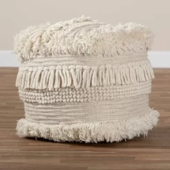 Bartow Handwoven Moroccan Inspired Pouf Ottoman Beige - Baxton Studio -Fashion Home Decor Store GUEST 0c698ee7 1f5e 481c a3ef 1170bbd2ebf4
