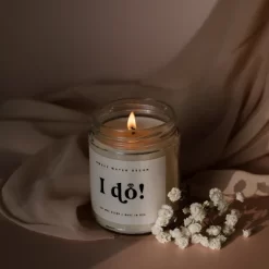 Sweet Water Decor I Do Ecru Label 9oz Clear Jar Soy Candle 7 Sweet Water Decor I Do Ecru Label 9oz Clear Jar Soy Candle -Fashion Home Decor Store GUEST 0ca75512 f574 429b b74b ef806fbaa2ea