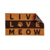 Evergreen Live Love Meow Indoor Outdoor Natural Coir Doormat 1'4"x2'4" Multicolored -Fashion Home Decor Store GUEST 0cfda5e3 93c9 4ad7 80fd 39d267359c0c