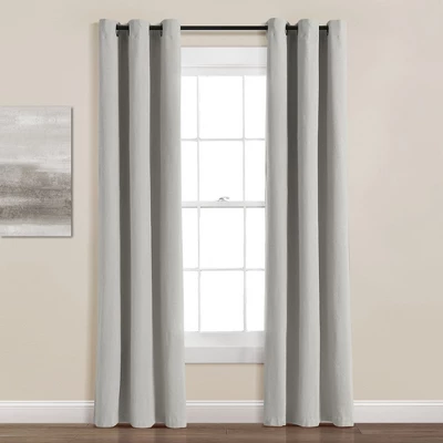 Home Boutique Insulated Grommet Blackout Linen Window Curtain Panel Light Gray Single 38X84 3 Home Boutique Insulated Grommet Blackout Linen Window Curtain Panel Light Gray Single 38X84