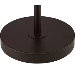 360 Lighting Caper Modern Floor Lamp With Tray Table 60 1/2" Tall Bronze USB And AC Power Outlet Off White Fabric Drum Shade For Living Room Office -Fashion Home Decor Store GUEST 0ef85620 c166 4123 b1ed 43113cee036b