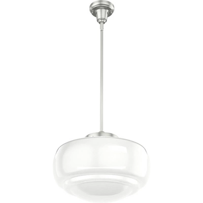 1-Light Saddle Creek Large Pendant Silver - Hunter Fan 4 1-Light Saddle Creek Large Pendant Silver - Hunter Fan - Image 2