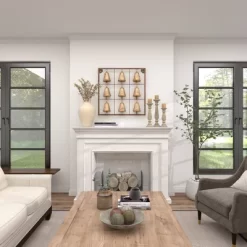 Metal Bell Square Frame Wall Decor Brass - Olivia & May -Fashion Home Decor Store GUEST 10e714eb bdf9 4f1d 97fc 89c204c575d2