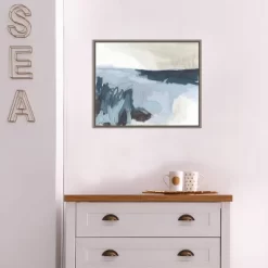 20" X 16" Sea Shading II By June Erica Vess Framed Canvas Wall Art - Amanti Art -Fashion Home Decor Store GUEST 11a92eed 4404 47b3 b6be 5f32753a3590