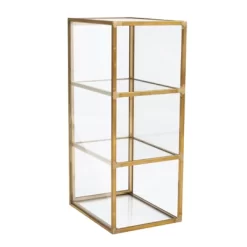 Gold Makeup Brush And Pencil Holder, Vintage Handmade Brass & Glass Cosmetic Pen Storage For Vanity, Countertop, Desk Organizer -Fashion Home Decor Store GUEST 12ce962f c24a 4d8f 9707 659604dcf6a2