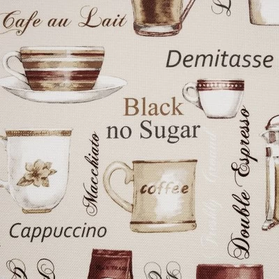 Bristol Coffee Shop Semi-Sheer Rod Pocket Kitchen Curtain Valance And Tiers Set Ivory - No. 918 6 Bristol Coffee Shop Semi-Sheer Rod Pocket Kitchen Curtain Valance And Tiers Set Ivory - No. 918 - Image 4