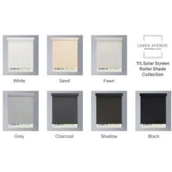 Linen Avenue Cordless Cassette 1% Solar Roller Shade, Group 2 -Fashion Home Decor Store GUEST 1340d6f1 225a 4ae8 bd69 2d2a7f2c158f