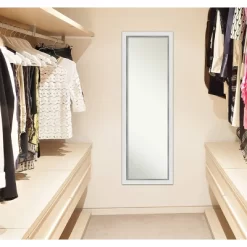 17" X 51" Eva White Silver Framed On The Door Mirror - Amanti Art 13 17" X 51" Eva White Silver Framed On The Door Mirror - Amanti Art -Fashion Home Decor Store GUEST 157b7e1b f729 4efa bdfd 8e89e2efc2f0