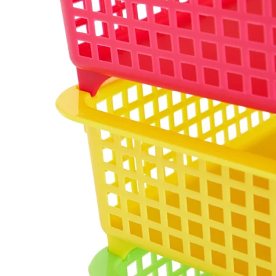 Bright Creations Set Of 6 Rainbow Classroom Turn In Trays For Teachers, Plastic Storage Baskets For Office Use, 9 X 13 X 3 In 5 Bright Creations Set Of 6 Rainbow Classroom Turn In Trays For Teachers, Plastic Storage Baskets For Office Use, 9 X 13 X 3 In - Image 3