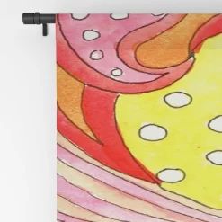 Rosie Brown Swirls 84" X 50" Single Panel Blackout Window Curtain - Deny Designs -Fashion Home Decor Store GUEST 16c20b2c ecec 4dff a8ae 8780ff6da2f7