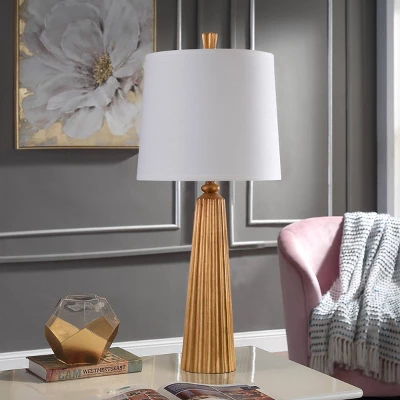 35" Dann Foley Lifestyle 20th Century Polyresin Table Lamp Gold - StyleCraft 3 35" Dann Foley Lifestyle 20th Century Polyresin Table Lamp Gold - StyleCraft