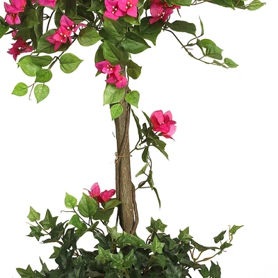 Nearly Natural 5' Mini Bougainvillea Topiary 4 Nearly Natural 5' Mini Bougainvillea Topiary - Image 2