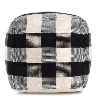Chinese Checkers Pouf Black/White - Anji Mountain 3 Chinese Checkers Pouf Black/White - Anji Mountain