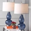 Mercurio Double Gourd Table Lamp (Set Of 2) - Blue - Safavieh -Fashion Home Decor Store GUEST 1ad4e754 318a 4efd 96ea c6c3d3313764