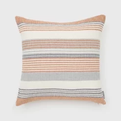 18"x18" Freja Striped Chenille Woven Square Throw Pillow - Evergrace 20 18"x18" Freja Striped Chenille Woven Square Throw Pillow - Evergrace -Fashion Home Decor Store GUEST 1e47f699 9e1a 494f bc01 b9a99a9d55e4