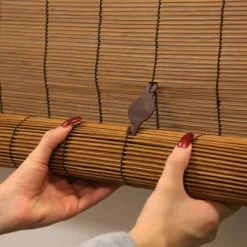 48" X 72" Outdoor Imperial Matchstick Rayon From Bamboo Cord-Free Natural Rollup Blinds Fruitwood - Radiance 9 48" X 72" Outdoor Imperial Matchstick Rayon From Bamboo Cord-Free Natural Rollup Blinds Fruitwood - Radiance -Fashion Home Decor Store GUEST 1e50807a a871 4ce5 b147 b07d21c66715