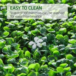 Yaheetech Pack Of 6 Faux Ivy Artificial Boxwood Panels Green -Fashion Home Decor Store GUEST 1eadd030 c3f8 41cb 970a ca0362f4786b