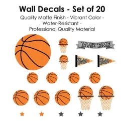 Big Dot Of Happiness Nothin’ But Net - Basketball - Peel And Stick Sports Decor Vinyl Wall Art Stickers - Wall Decals - Set Of 20 -Fashion Home Decor Store GUEST 1eec2f11 7ba1 4c87 b58e 4b46ecdce869