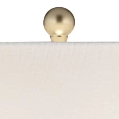 360 Lighting Nesbit Modern Mid Century Table Lamps 25" High Set Of 2 White Ceramic With USB Charging Port Drum Shade For Bedroom Living Room Bedside -Fashion Home Decor Store GUEST 21e6e00b 95a5 4118 858d 098767c9de6f