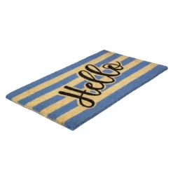 Northlight Natural Coir "Hello" Outdoor Rectangular Doormat 18" X 30" -Fashion Home Decor Store GUEST 2494952a afa0 4bd4 a85b cb790c3da834