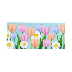 Evergreen Indoor Outdoor Doormat Bundle Set Of 5 - Frame And 4 Holiday Seasonal Inserts Valentine's Love Easter Tulips 4th Of July And St. Patricks -Fashion Home Decor Store GUEST 24a454b5 c031 487d 9997 c4f90efe0118