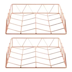 Paper Junkie 2 Pack Metal Rose Gold Desk Organizer, Paper, Letter, File And Document Holder, 10 X 12 In 12 Paper Junkie 2 Pack Metal Rose Gold Desk Organizer, Paper, Letter, File And Document Holder, 10 X 12 In -Fashion Home Decor Store GUEST 24e0088e 1b60 4e5b bea1 f3a3a5190850