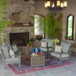 Arden Selections 16" X 16" Outdoor Decorative Throw Pillow Neutral Aurora Damask -Fashion Home Decor Store GUEST 259cb354 e317 400a 88fc 151f7dc30ff8