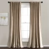 Home Boutique Prima Velvet Solid Light Filtering Back Tab/Rod Pocket Window Curtain Panels Taupe 54x84 Set -Fashion Home Decor Store GUEST 25fa4cc4 1ebc 4ca4 b217 47db0ef986d8