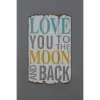 Love You To The Moon Wall Décor (12"x19") - Storied Home -Fashion Home Decor Store GUEST 26360b5f 7f32 4571 9baa cab3771bba49