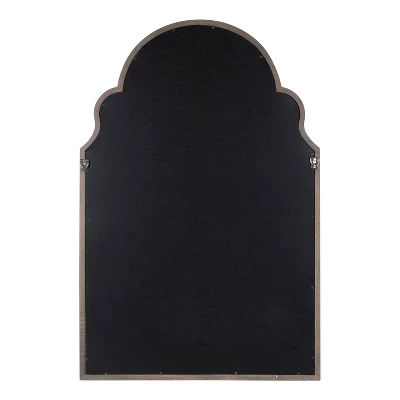 24" X 36" Hogan Arch Wall Mirror Gray - Kate & Laurel All Things Decor 4 24" X 36" Hogan Arch Wall Mirror Gray - Kate & Laurel All Things Decor - Image 3