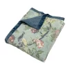 Pavona Enchanted Garden Quilted Throw Blanket 50" X 60" Jade Greenland Home Fashion -Fashion Home Decor Store GUEST 288821fe 0108 4547 ac0b a2aea450e85a