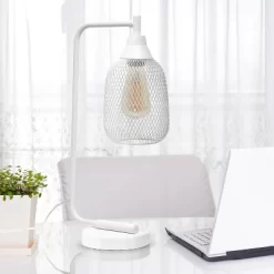 Industrial Desk Lamp White - Lalia Home -Fashion Home Decor Store GUEST 28f0ede7 848e 43ea 9f55 ecf324ca283c