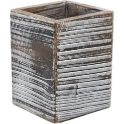 Paper Junkie Rustic Wood Pencil Holder (2 Pack) For Office Home, 3x3x4" -Fashion Home Decor Store GUEST 2cc89df5 7093 4374 a845 e87665c6cfff