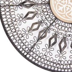 Set Of 3 Metal Plate Wall Decors With Intricate Pattern Black - Olivia & May -Fashion Home Decor Store GUEST 2d3e8874 064e 4a7f a0d3 0d6505f7e541