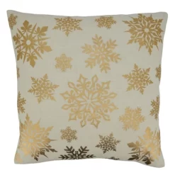 Saro Lifestyle Foil Print Snowflake Decorative Pillow Cover 8 Saro Lifestyle Foil Print Snowflake Decorative Pillow Cover -Fashion Home Decor Store GUEST 2d7c65bc 1a72 44a7 b7b8 301453f9bd39