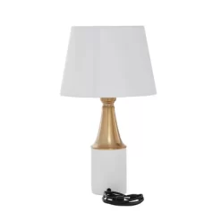Traditional Metal Table Lamp White - CosmoLiving By Cosmopolitan 11 Traditional Metal Table Lamp White - CosmoLiving By Cosmopolitan -Fashion Home Decor Store GUEST 2d8e6deb 5e7b 4174 867a 124145d4842e