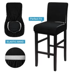 PiccoCasa Stretch Bar Stool Covers Pub Counter Height Side Chair Covers 7 PiccoCasa Stretch Bar Stool Covers Pub Counter Height Side Chair Covers -Fashion Home Decor Store GUEST 30b8dca1 db35 4a83 901d a51ecd2920eb